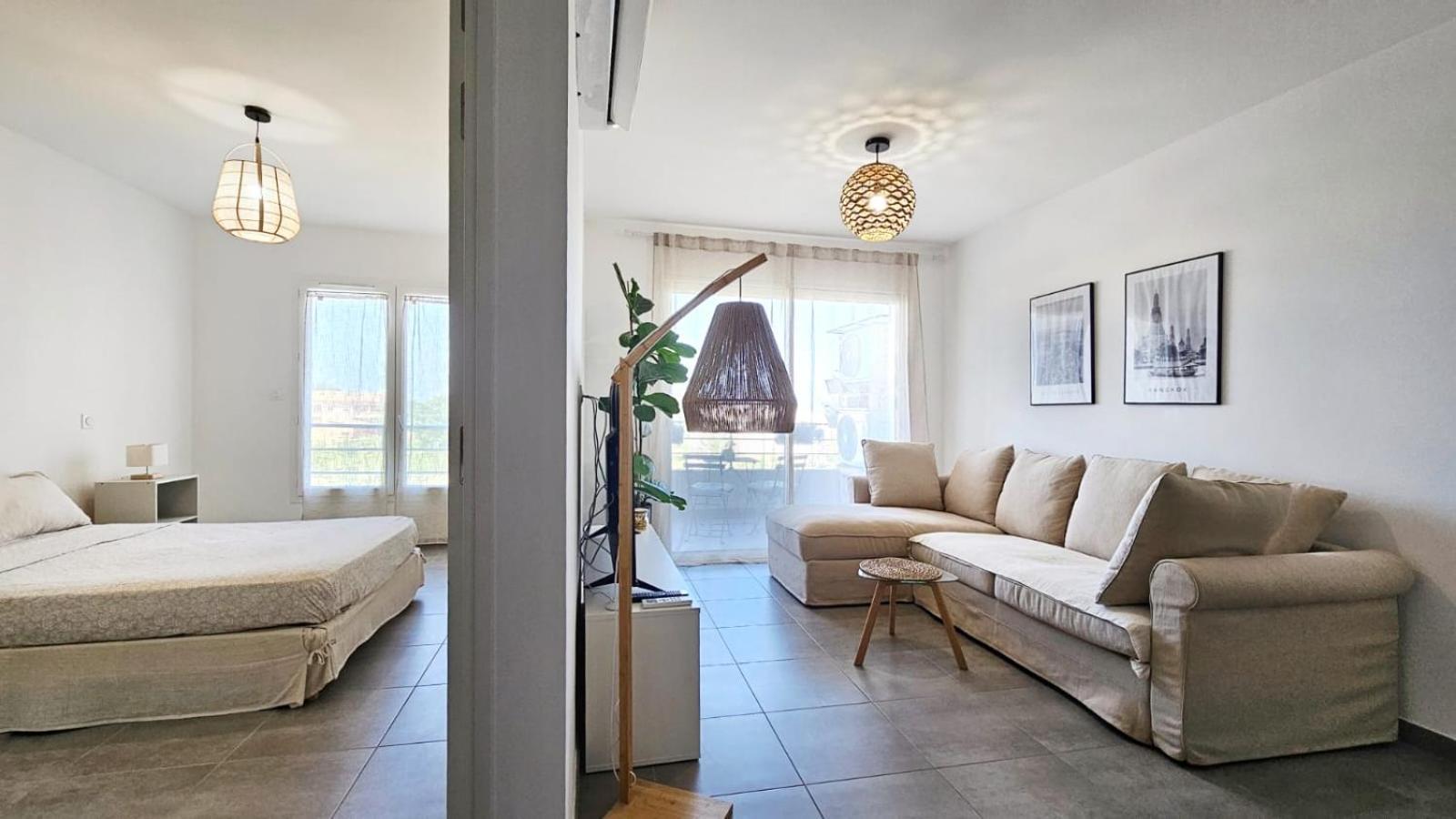 Апартаменты Superbe T2 Neuf, Tout Proche Plage. De 2 A 4 Pers Folelli Экстерьер фото